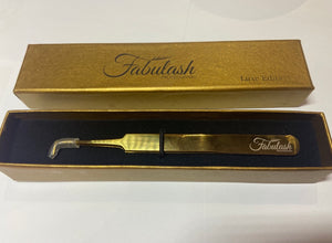 Gold Luxe Edition Square Angled Tweezers
