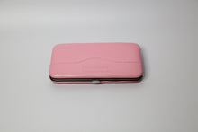 Load image into Gallery viewer, Pink leather tweezer case