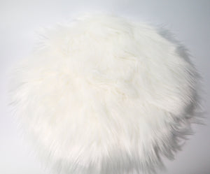 Fluffy stool cover