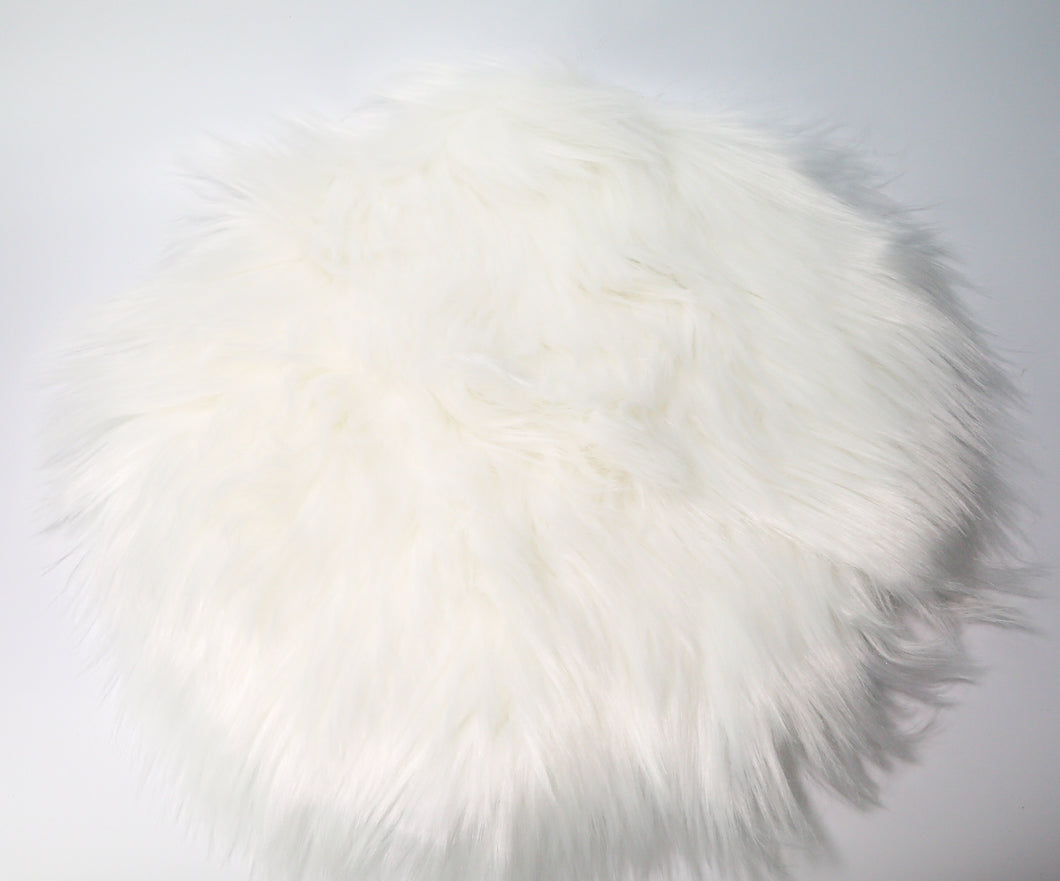 Fluffy stool cover