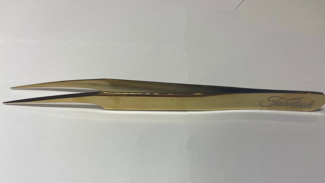 Gold Luxe Edition Straight Fine Point Tweezers