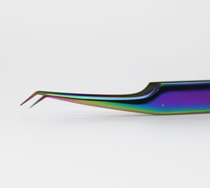 Small angled tweezers